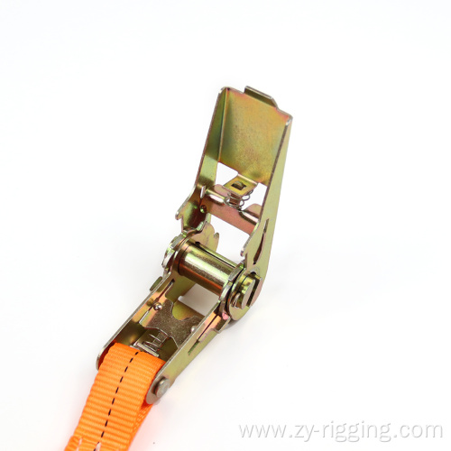 Orange 1.2 Meters Ratchet Tie Down Strap Set